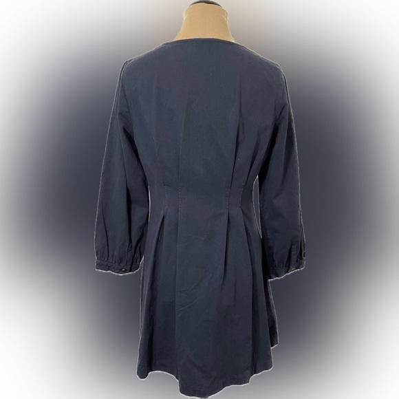 Madewell Responsible Button Front Long Sleeve Dress - Picture 3 of 7